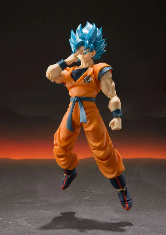 BANDAI spirches Tamashii NACES S. H. Figuarts (SHF) фигурка-Супер Saiyan God SS Son Goku от "Dragon Ball Super Broly"