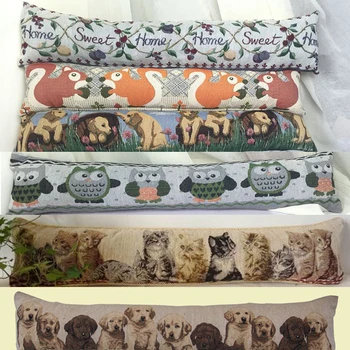 

Adult Children Long Pillow Cute Animals Multifunctional Office Sofa Lumbar Pillow Car Back Cushion With PP Cotton Inside