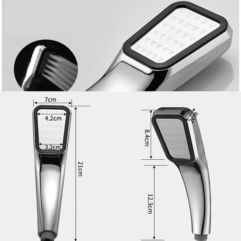 Душевая головка 1 шт. ванная душевая головка усилитель спа анион Ванна душевая головка высокого давления каменный поток ручной душевая головка