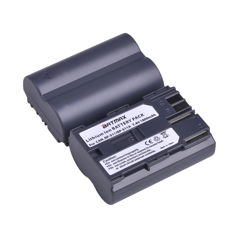 Bateria + Lcd Duplo para Canon 511a Bp511a Bateria Carregador Usb g6 g5 g3 g2 g1 Eos 300d 50d 40d 30d 20d 5d 2x Bp-511a Bp-511 bp 511 - Image 3