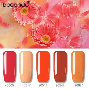 

Ibcccndc 5Pcs/lot Gel Polish 7 Series 10ML Semi Permanent Manicure UV Nail gel Soak Off DIY Set Gel Varnish Set Nail Polish Kit