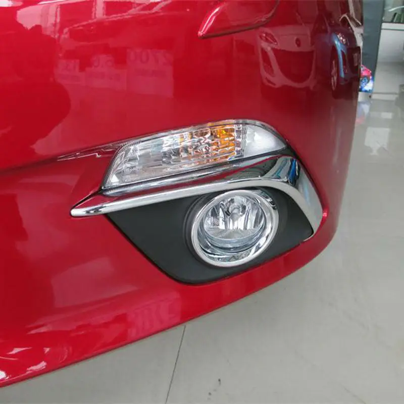 Передние противотуманные фары для MAZDA 3 Axela 2014 2015 BM BY ABS хромированные задние