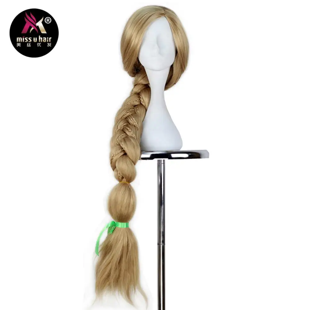 

Miss U Hair Synthetic Girl Princess wig Long Blonde Brwon Weaving Braid Hair Movie Halloween Cosplay Costume Wig