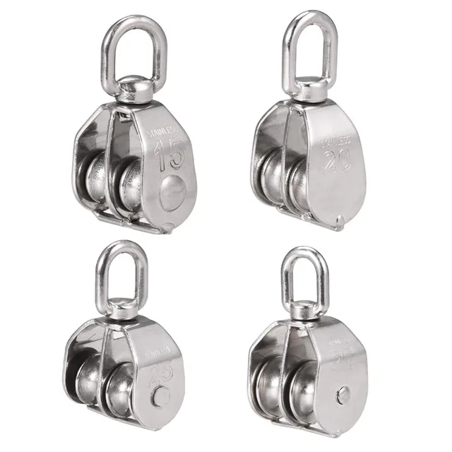 M20 M25 M32 M50 M75 Lifting Crane Swivel Hook Double Pulley Block