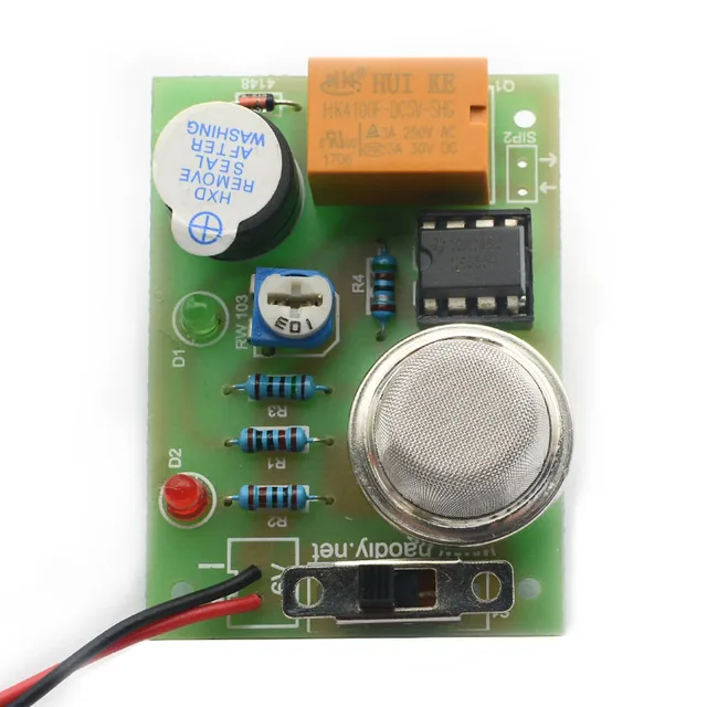 CIRMECH MQ-2 Gas Sensor Module Smoke Gas LPG Butane Hydrogen Gas Sensor Butane Methane Detector for Arduino DIY kit