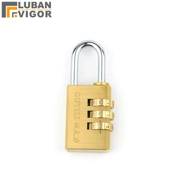 

3/4 Digit Handbags Briefcases Outdoor Combination password copper padlock Cabinet/trunk Lock