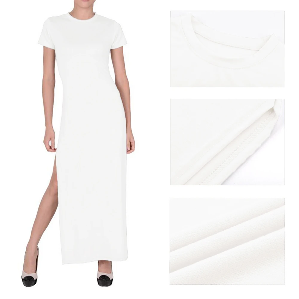 long white tee shirt dress