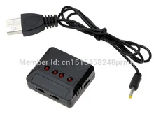 Original brand RC Helicopter Airplane 4port USB Lipo font b Battery b font Charger units For