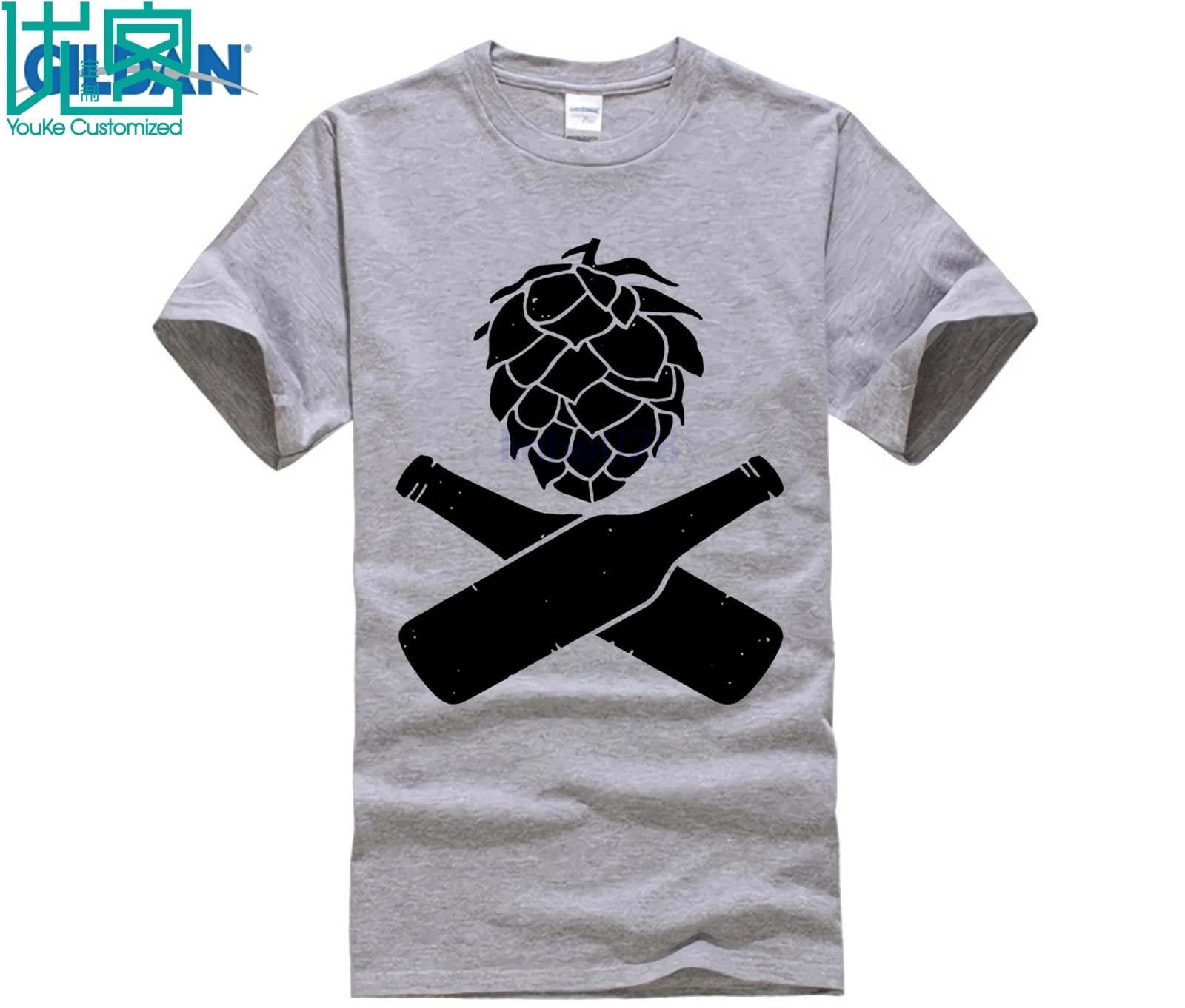 Hop Bir T Shirt Kerajinan Botol Bir Logo Microbrew Home Brew Kemeja Ipa Pale Ale Lucu Bir Shirtmandude Kaos T Shirt Aliexpress