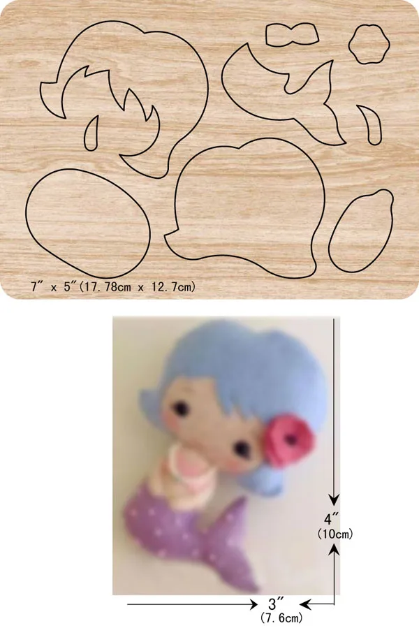 

New girl wooden dies cutting dies for scrapbooking Multiple sizes V-1899