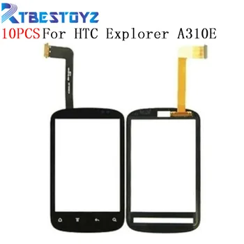

RTBESTOYZ 10PCS/Lot Touch Screen For HTC Explorer A310E Mobile Phone Touch Panel Sensor Digitizer Replacement Glass