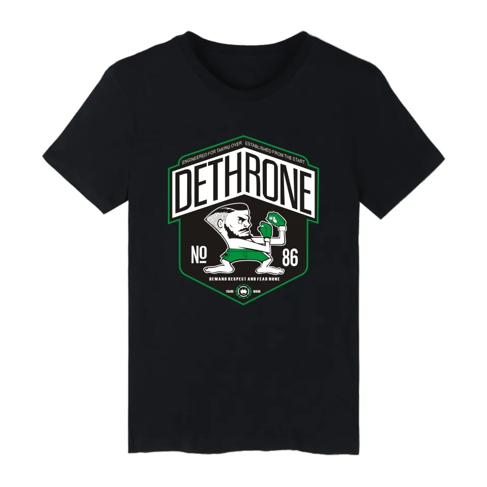 Dethrone conor McGregor Dublin Walk Out tshirt Men Brand