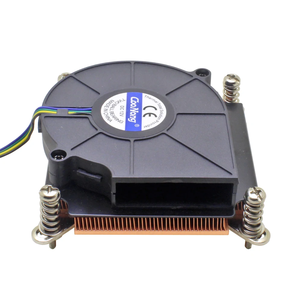 Серверный кулер для процессора вентилятор охлаждения медный радиатор для Intel Xeon LGA 1155 1156 1150 1151 рабочая станция промышленный компьютер охлаждения