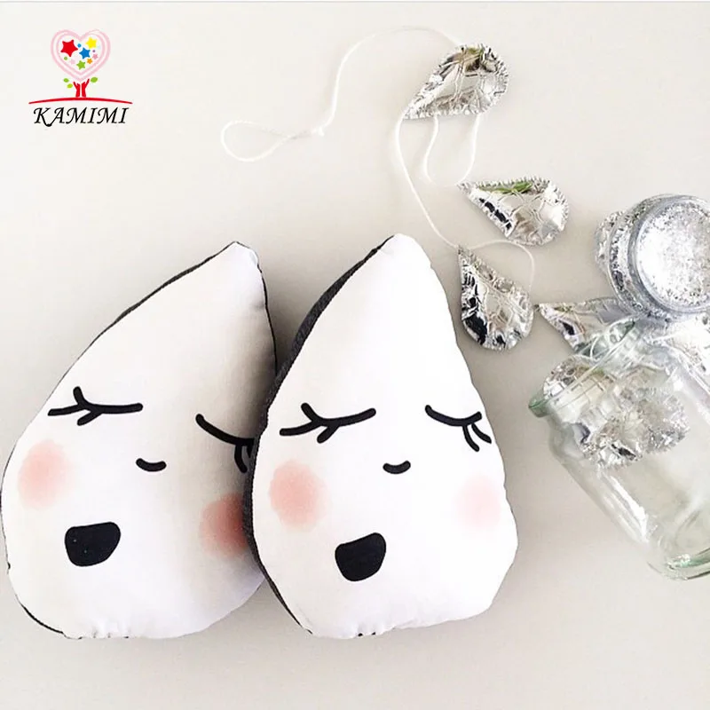 KAMIMI 2017 New Cute Baby Pillow Toys Eyelash Water Droplets Shape Baby Boys Girls Hold Pillow ...