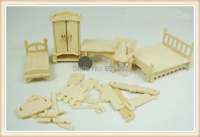 Free-Shipping-DIY-Mini-Furniture-34pcs-set-Kids-Educational-Dollhouse-Furniture-Toy-3d-Woodcraft-Puzzle-Building (3) - .jpg