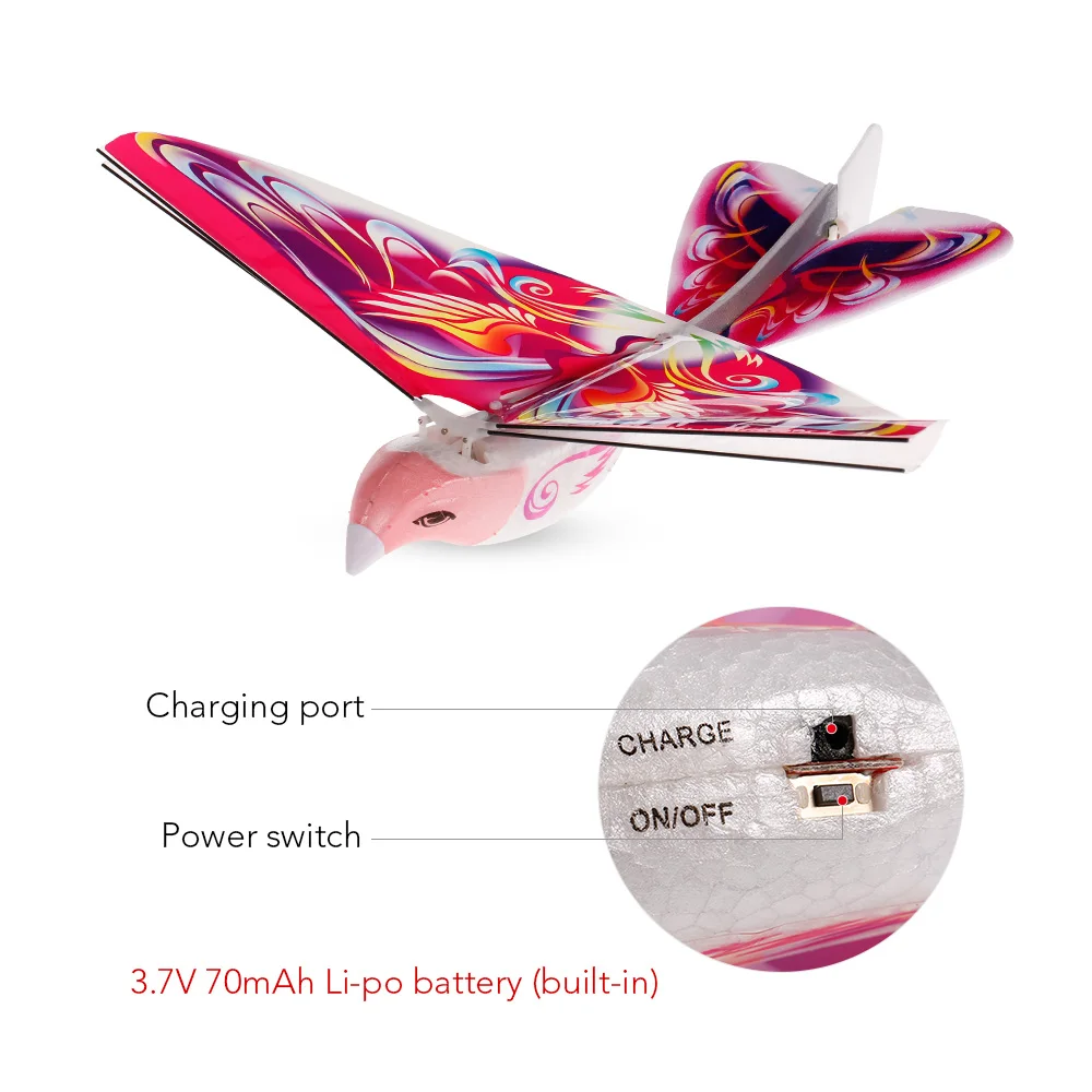 TECHBOY 98083+ 2,4 GHz пульт дистанционного управления Аутентичные E-Bird Flying Bird RC игрушки