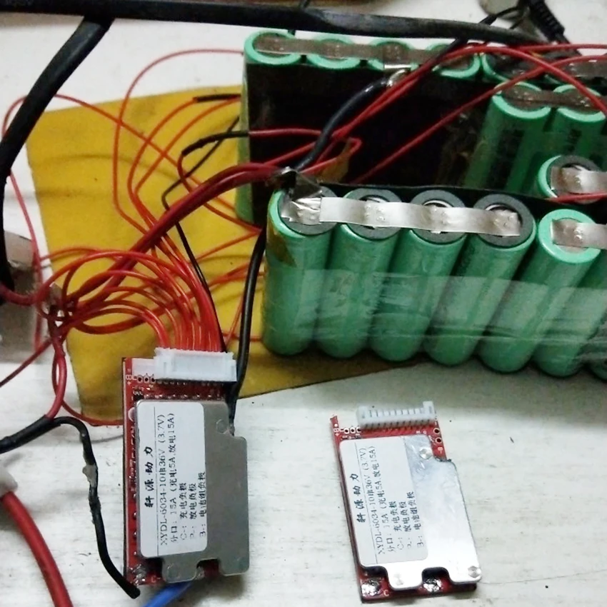 10S 36V 42V 3 7 V литий ионная полимерная плата для защиты батареи BMS PCM 18650 ячейка 15A 45A