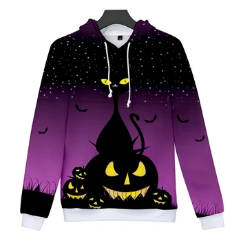 

funny 3D Halloween hoodies sweatshirts in men/women long sleeve autumn warm sportswear high street clothes hip hop 3D pullovers