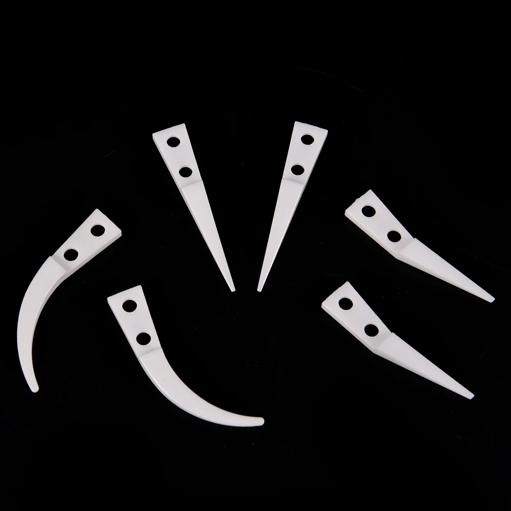 2pcs/lot 3 Styles DIY Hand Tools Accessories White Head of Ceramic Tweezers Heat Resistant Non Conductive Ceramic Pointed Tip