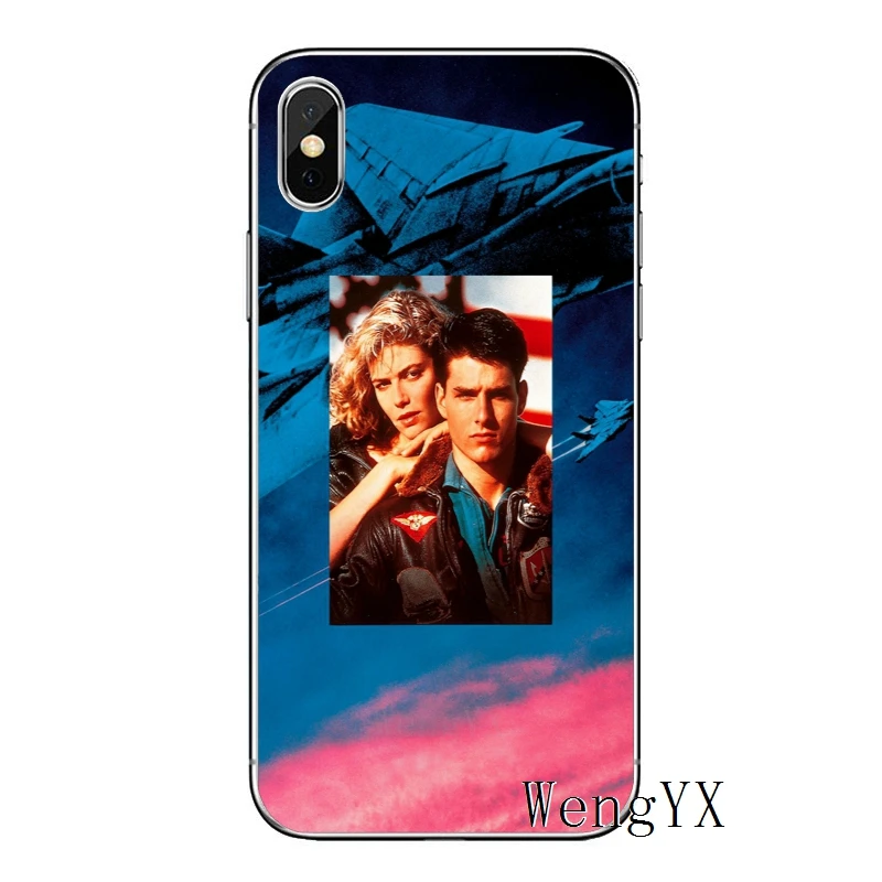 ТВ серии Топ постер оружие для Apple iPhone 8 7 plus 6s 6 plus X XR XS Max SE 5S 5c 5 4S 4 ТПУ мягкий чехол телефона - Цвет: Top-Gun-A-10