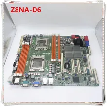 Оригинальная материнская плата для ASUS Z8NA-D6 LGA 1366 DDR3 для Xeon 5500 cpu UDIMM 24 GB, RDIMM 48GB настольная материнская плата
