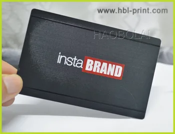 

Membership metal card black silk-screen print white and red round corner Custom background