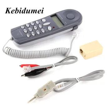 

Kebidumei Telephone Phone Butt Test Tester Lineman Tool Network Cable Professional Device C019 Check FOR Telephone Line Fault