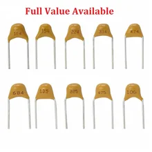 50PC Multilayer ceramic capacitor 221 222 223 224 225 300 330 331 332 334 335 5.08MM 2.2UF 30PF 3.3NF 330NF 50V pf NF Monolithic