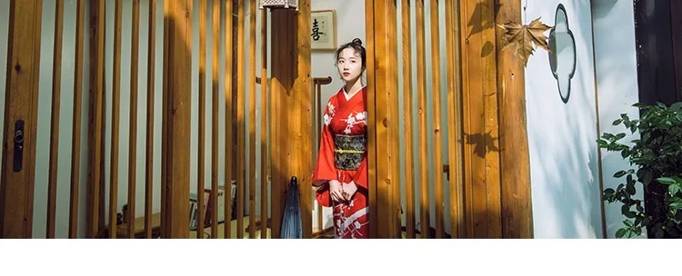 Традиционное японское кимоно платье косплей Женский юката женщины хаори Япония Гейша костюм Бабочка obi кимоно женщина H9005