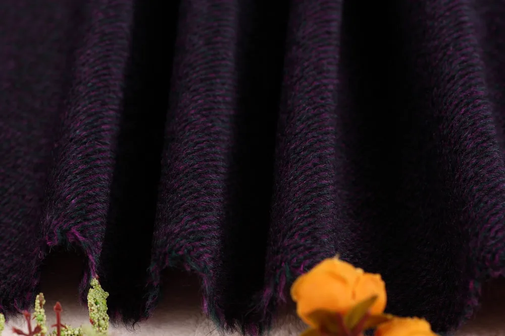 Buy 150cm wide cashmere wool fabric high quality export orders purple cashmere