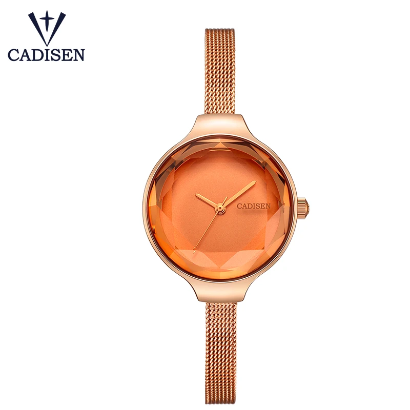 CADISEN Brand Japan Quartz Watches Women Steel Mesh Band Woman Wristwatches Reloj Mujer Relogio Feminino Dress Watch Ladies Gifs CADISEN Brand Japan Quartz Watches Women Steel Mesh Band Woman Wristwatches Reloj Mujer Relogio Feminino Dress Watch Ladies Gifs