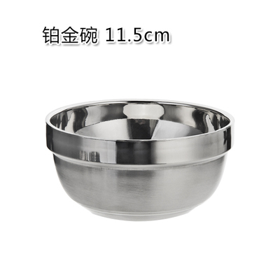 Double Layer Stainless Steel Bowl Insulated Rice Bowl Household Tableware Bowl Children Anti-scalding Soup Bowl