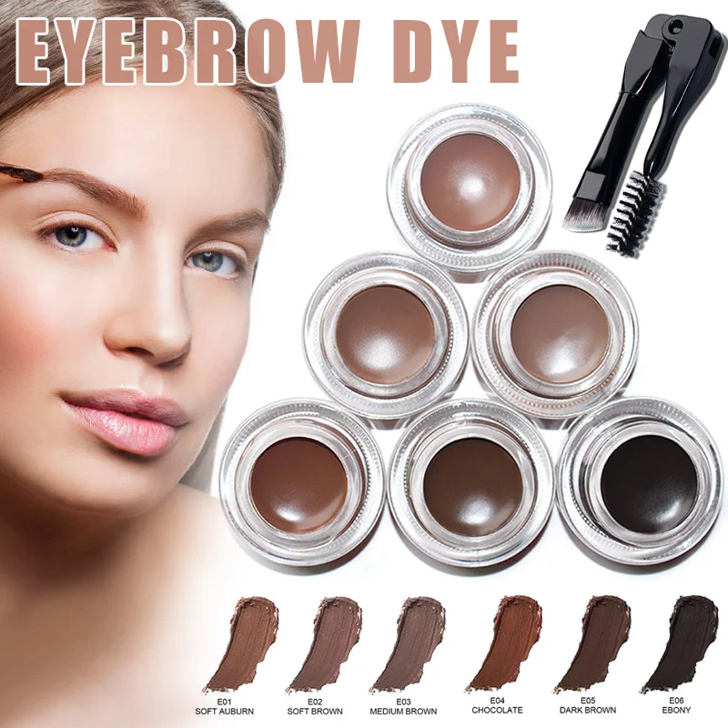 

NEW Professional Eyebrow Gel High Brow Tint Eye Brow Gel with Brush Makeup Beauty Tools