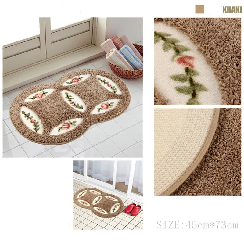 USPIRIT-PVC-Mesh-Coral-Fleece-Outdoor-Mats-Bathroom-Home-Area-Rugs-Water-Bath-Accent-Rugs-Anti (3)