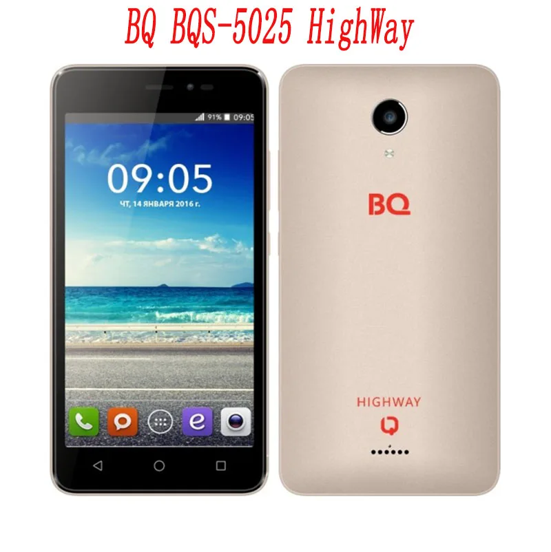 

2pcs Ultra-thin 0.26mm tempered glass film For BQ BQS-5025 HighWay bq 5025 screen protector protective glass cover
