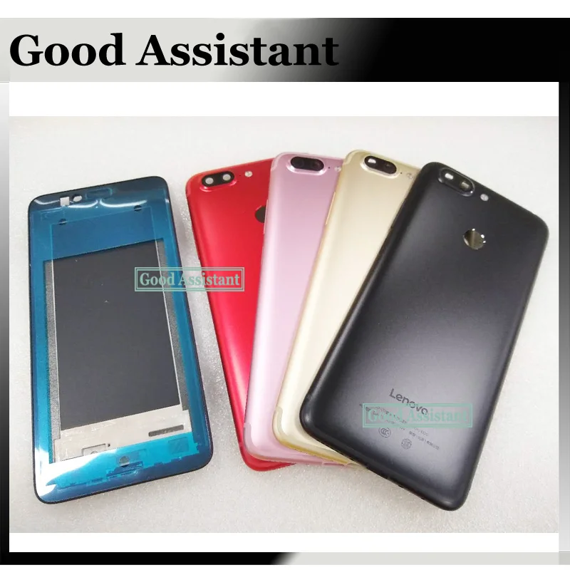 

Original 5.7 inch For Lenovo S5 K520 Back Battery Cover Door Housing case Rear Glass parts or frame / Without Camera Glass