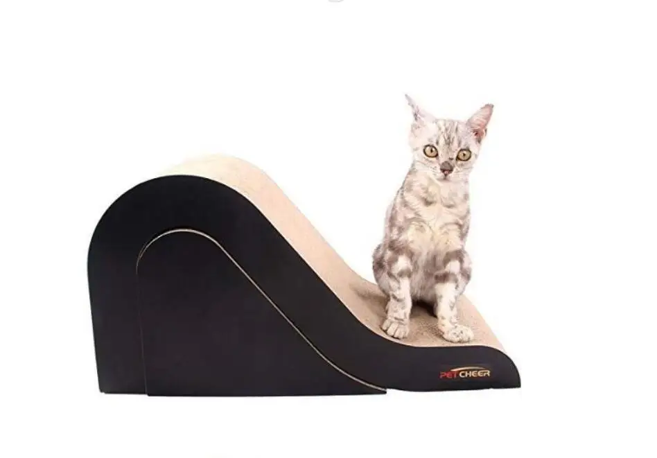 

Slider 2 Piece Premium Cat Scratcher Corrugated Paper Kitten Scratch Board Natural Incline Scratching Post