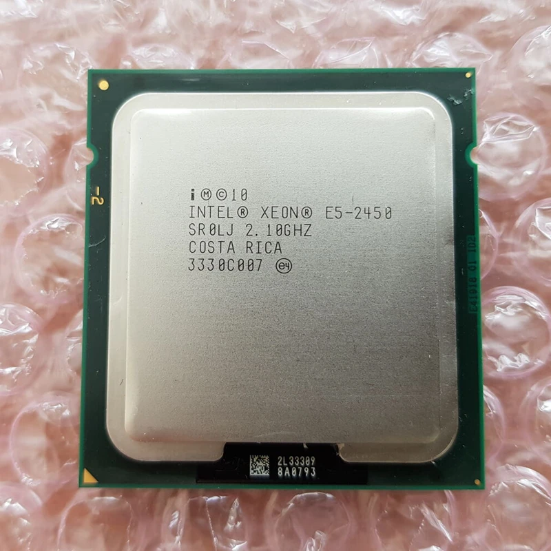 Процессор Intel Xeon E5-2450 E5 2450 2 1 ГГц Восьмиядерный процессор с шестнадцатью нитями 20 м