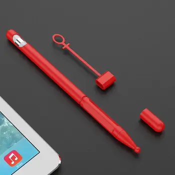 

Silicone Anti-lost Protective Case Shell Skin Nib Cover / Cable Adapter Tether for Apple Pencil 1st For iPad Pro Pencil