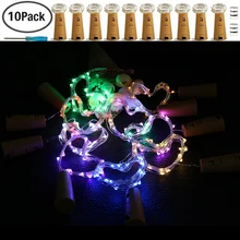 0,75 м 15 Светодиодный s мини светодиодный праздничный струнный свет микро водонепроницаемая лампа для внутреннего свадебного освещения для украшения дома Рождественская стеклянная ваза ремесло