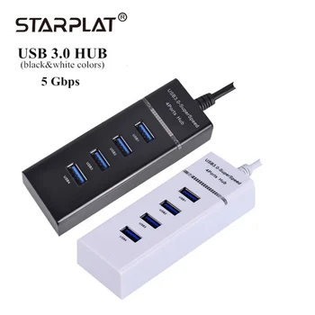 

Starplat High Speed 5Gbps USB Splitter 3 Hubs USB HUB 3.0 4 Ports Micro USB 3.0 HUB Splitter With Power Adapter USB Hab For PC