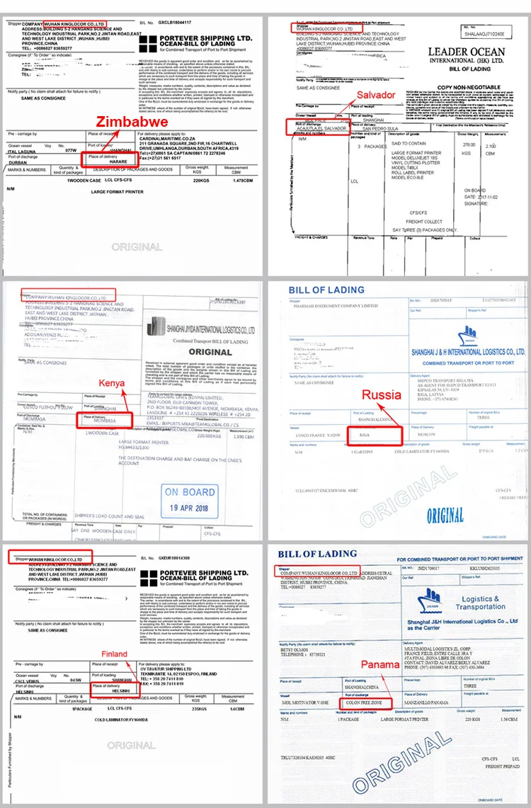 bill of lading