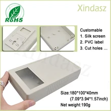 XD0102018 1 шт./лот) пластиковый электронный ручной Чехол 180x100x40 мм серый