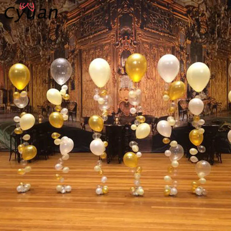 Cyuan 5 м воздушные шары арки зажимы пластиковые шары цепи ПВХ резиновые украшения на свадьбу на день рождения вечерние зажимы для воздушных шаров воздушные шары аксессуары