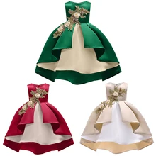 Kids Girls Dresses flower Big bow Tutu Dress for Wedding Pageant Outfits Princess Party Dress For Fashion New Year Girls Clothes Kids Girls Dresses flower Big bow Tutu Dress for Wedding Pageant Outfits Princess Party Dress For Fashion New Year Girls Clothes