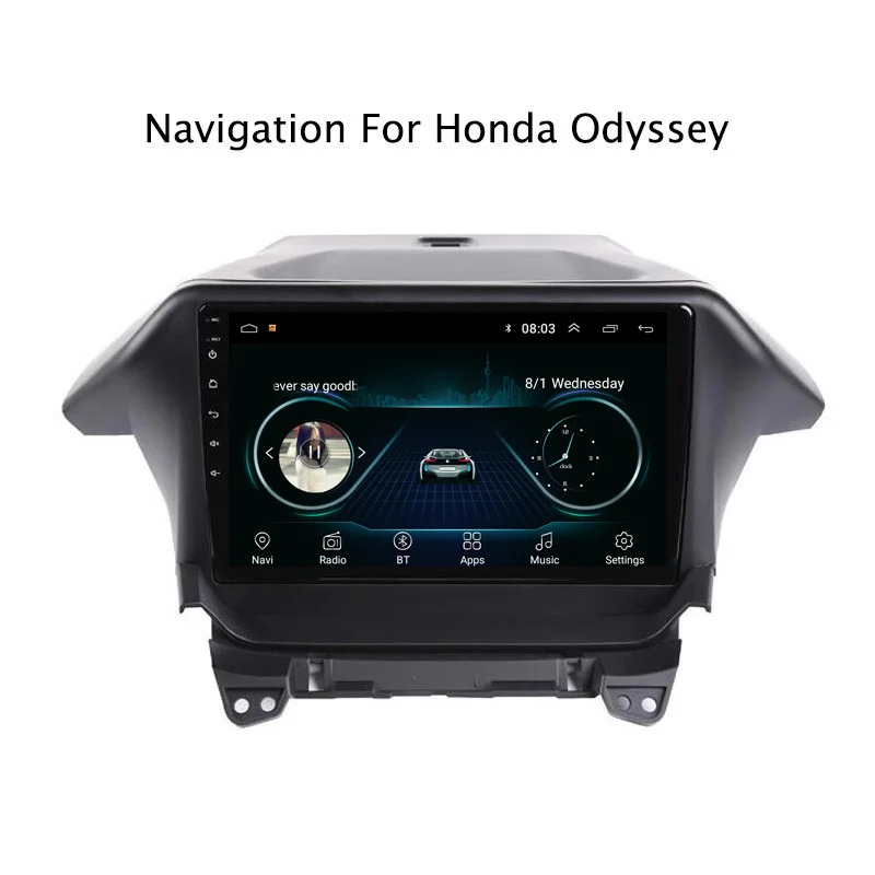 10," 2.5D ips Android 8,1 автомобильный DVD gps для Honda Odyssey 2009 2010 2011 2012- Автомобильный Радио Стерео головное устройство с навигацией