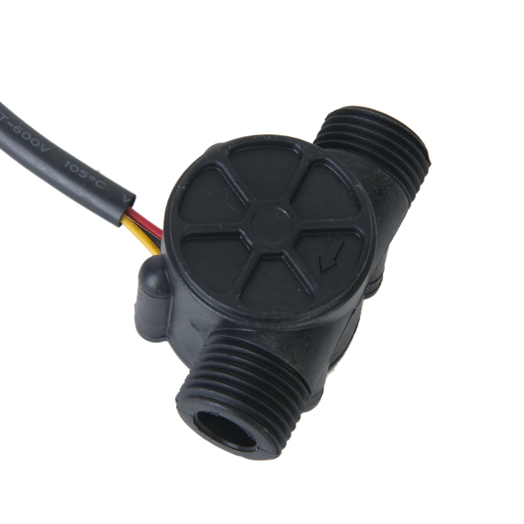 Water Flow Sensor Flowmeter Hall Flow Sensor Water Control 1-30L/min 