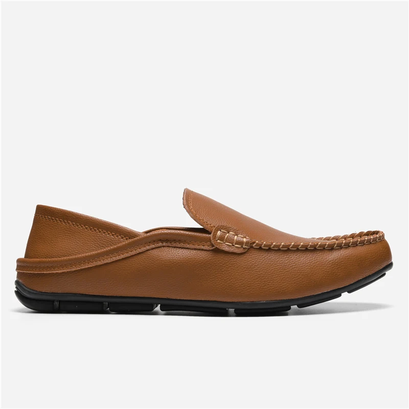 Г., мужская кожаная обувь для вождения, роскошная модная дизайнерская брендовая повседневная мужская обувь#8996 - Цвет: brown