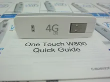 Unlocked Alcatel W800 W800O 100Mbps 4G LTE and 3G USB 10 WiFi Wireless Modem Dongle For Car Charger PK E8278 E8372