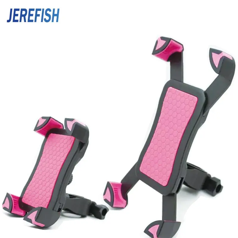  JEREFISH Non-slip Universal 360 Rotating Bicycle Bike Phone Holder Handlebar Clip Stand Mount Brack